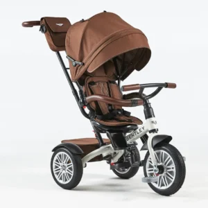 Bentley | Tricycle 6 in 1 Driewieler en Buggy – White Satin