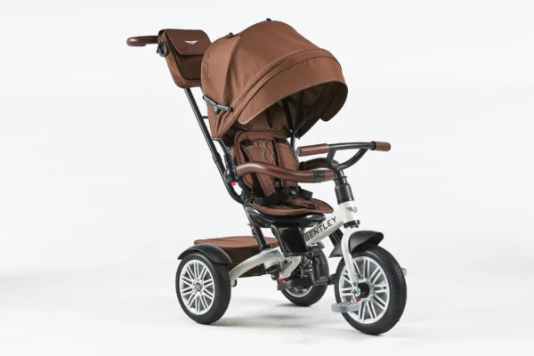 Bentley | Tricycle 6 in 1 Driewieler en Buggy – White Satin