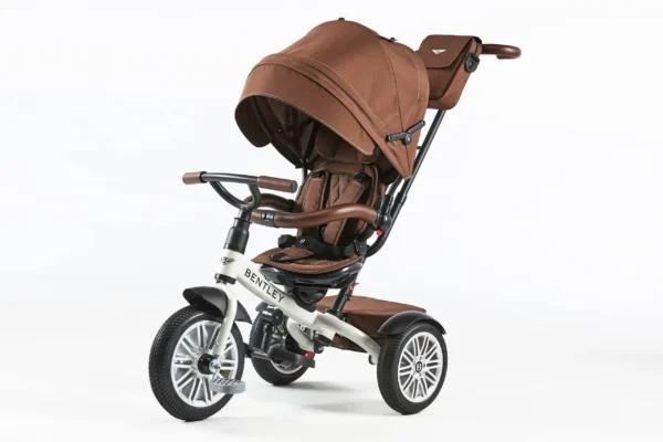 Bentley | Tricycle 6 in 1 Driewieler en Buggy – White Satin