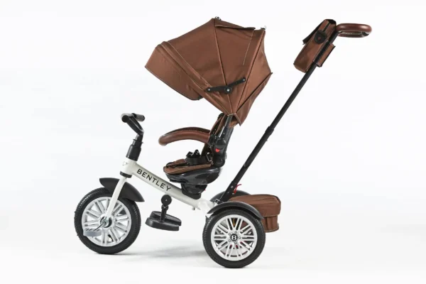 Bentley | Tricycle 6 in 1 Driewieler en Buggy – White Satin