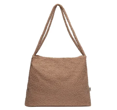 Luiertas Shopper 34x43cm Boucle - Biscuit