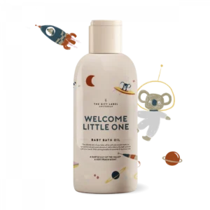 The Gift Label – Baby bath oil – Welcome little one