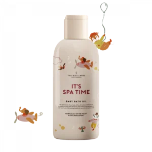 The Gift Label – Baby bath oil – It is spa time