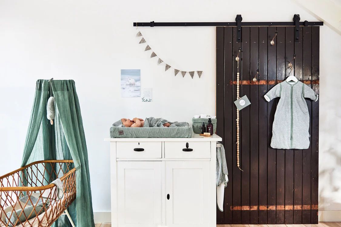 Sluier Vintage 155cm - Ash Green