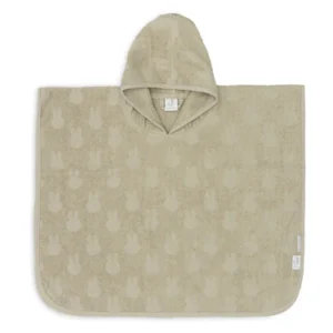 Badponcho Badstof Miffy Jacquard - Olive Green