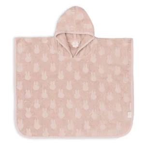 Badponcho Badstof Miffy Jacquard - Wild Rose