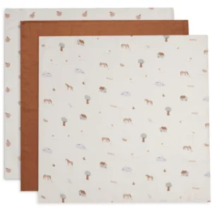 Hydrofiele Doek Small 70x70cm Farm - 3 Stuks