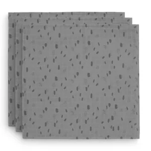 Hydrofiel Multidoek Spot 70x70cm - Storm Grey - 3 Stuks