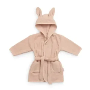 Baby Badjas badstof 1-2jr – Pale Pink