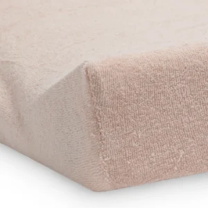 Aankleedkussenhoes Badstof 50x70cm - Pale Pink