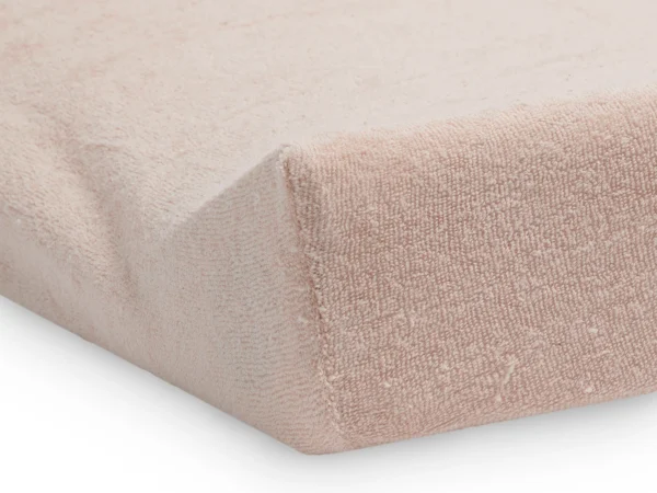 Aankleedkussenhoes Badstof 50x70cm - Pale Pink