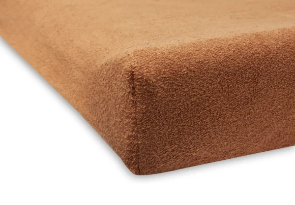 Aankleedkussenhoes Badstof 50x70cm - Caramel/Biscuit - 2 Stuks