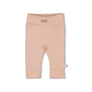 Broek rib roze