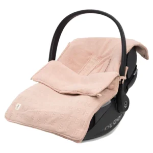 Voetenzak voor Autostoel Kinderwagen Grain Knit – Wild Rose