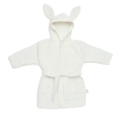 Baby Badjas badstof 1-2 jaar – Ivory