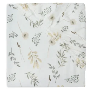 Hoeslaken Wieg Jersey - Wild Flowers