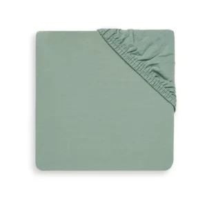 Hoeslaken Ledikant Jersey - Ash Green