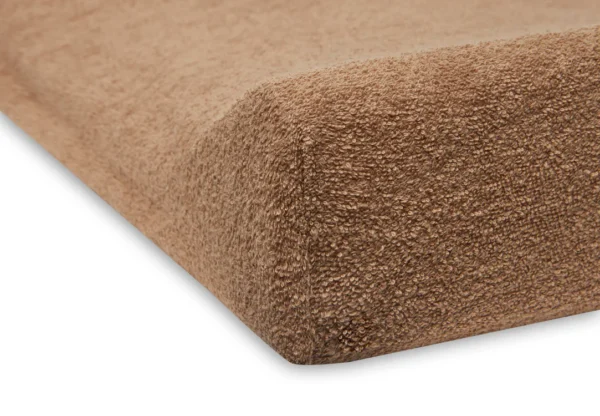 Aankleedkussenhoes Badstof 50x70cm - Caramel/Biscuit - 2 Stuks