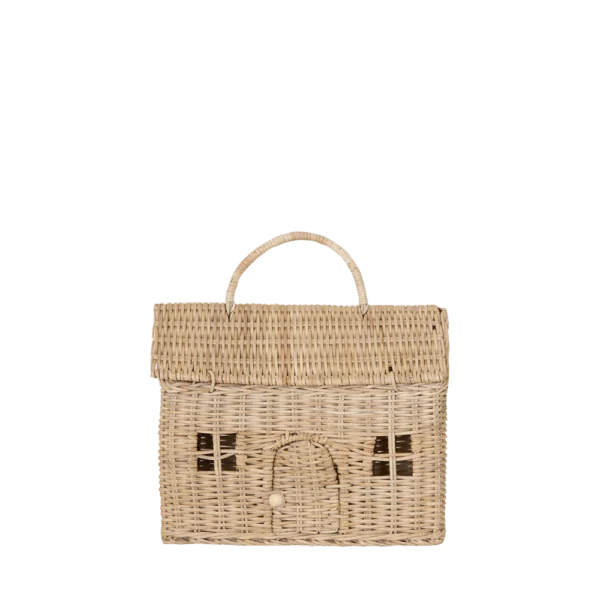 Rattan Casa Clutch