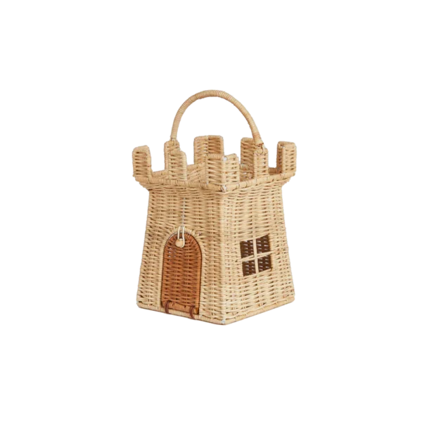 Rattan Castle Bag