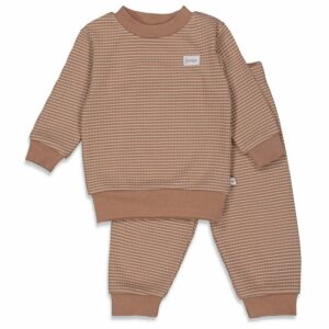 Feetje pyjama wafel - Bruin